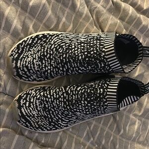 adidas Black and White Athletic Shoes